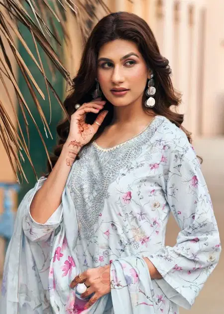 Amrah By Glossy Simar Lawn Cotton Printed Dress Material Wholesale Market In Surat